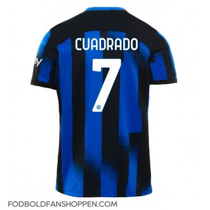 Inter Milan Juan Cuadrado #7 Hjemmebanetrøje 2023-24 Kortærmet